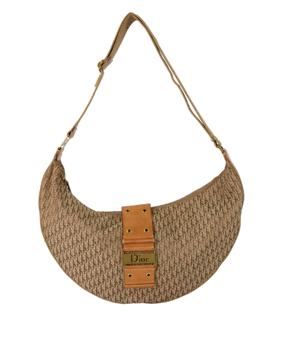 Street Chic Hobo, &pound;695, Handbags, Beige, Canvas, Front view